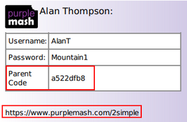 Parent Portal Login Card