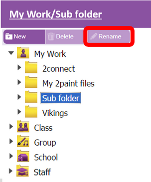 Renaming Folders